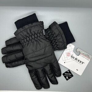 Isotoner Women’s Black L/XL Touchscreen Gloves LIKE NEW